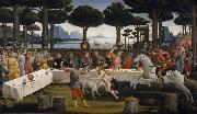 Sandro Botticelli Novella di Nastagio degli Onesti (mk36) USA oil painting artist